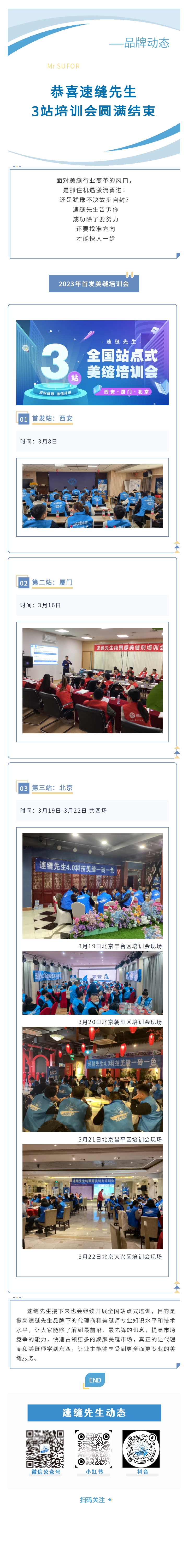 恭喜速缝先生3站培训会圆满结束